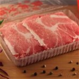 Japan pork collar sliced